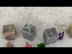 Aroma Home Barattolo da 4 Oz con candela sul coperchio Candela di soia in ceramica profumata