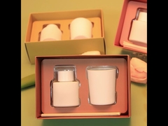 50ml Matte White Bottle Reed Diffuser Set With Wooden Cap Scented Candles