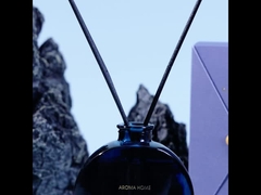 Diffusore a bastoncini in vetro con decorazione vintage elegante da 100 ml con confezione regalo a bastoncini