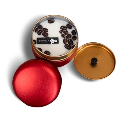 La cera della soia ha personalizzato l'evento crema di Bean Tin Votive Scented Candles For del caffè