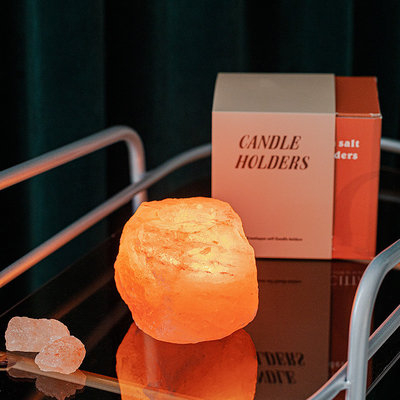 Crystal Stone Ornaments Rock Lamp ha messo il supporto di candela di 4 Tealight