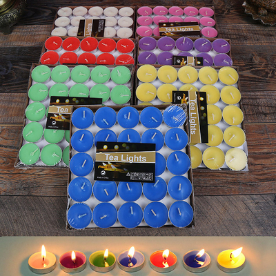 Il cuore di aromaterapia ha modellato la cera che non dà fumo della soia di Tealight ha sentito le candele 50 pc