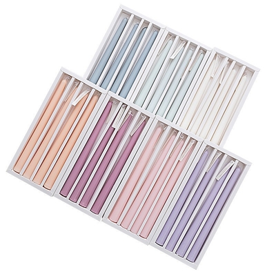 Insieme profumato del regalo di colore 4pcs della candela della conicità della cera della soia della paraffina del bastone della colonna