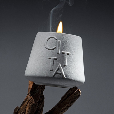 Candela profumata di Mat Jars Holder No Glaze della porcellana ceramica nera bianca del candeliere