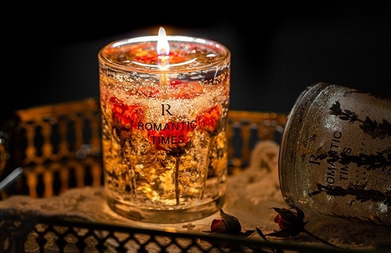 Cera di gelatina trasparente e trasparente per la produzione di candele