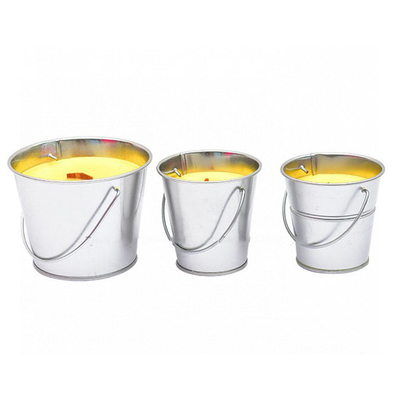 Insetto anti d'attaccatura Tin Citronella Bucket Candles Paraffin per il viaggio