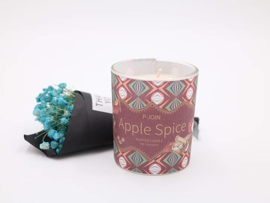 Tè di vetro bianco dei porta-candela dell'OEM il piccolo accende la cera della soia di 5 Oz