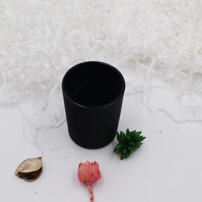 Tazze votive di vetro nere vuote 6.2x7.3 del supporto di candela di Tealight per la chiesa