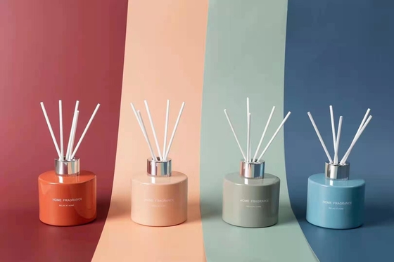 Profumo di lusso di Reed Diffuser Colorful Gift Set 120ml dell'aroma con la scatola di CMYK