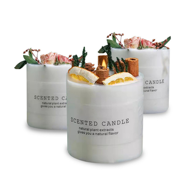 La soia di Msds ha sentito i petali che l'aromaterapia ha asciugato gli insiemi 5oz del regalo della candela dei fiori