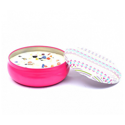 la candela modellata vuota 8oz inscatola la camera da letto romantica della luce della candela con i coperchi