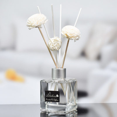 Piccolo aroma di vetro Reed Diffuser And Oil 50ml della bottiglia DPMA