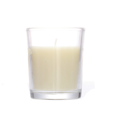 Candela di vetro 70g*3 bianco del barattolo di aromaterapia su ordinazione della casa dell'aroma per il compleanno di nozze