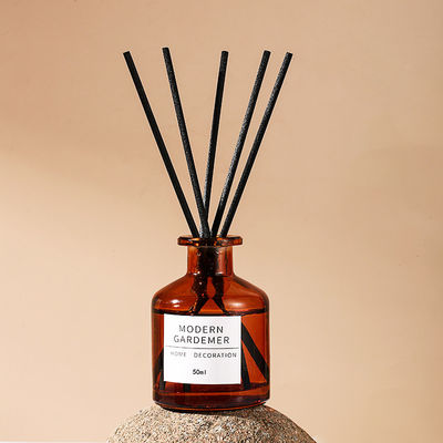 Bastoni domestici di Reed Diffuser Perfume With Black dell'aroma di fragranza 50ml