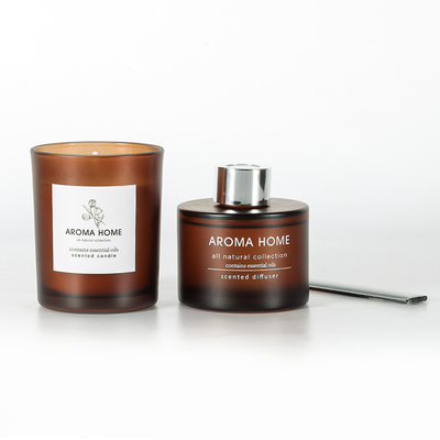 Set regalo diffusore a lamella candela barattolo festa nuziale profumo di lusso Benessere colorato