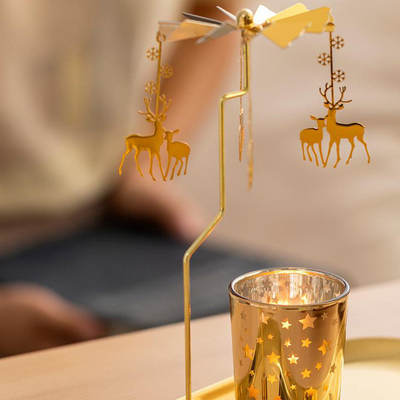 Vaso di vetro Geometria per aromaterapia Merry Go Round Candele di soia profumate Etichetta privata