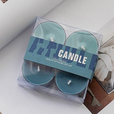 I pc della CASA 4 dell'AROMA imballano le candele arancio della luce del tè di Rose Fragrance Soy Wax Scented dello zenzero di alta qualità di aromaterapia DIY