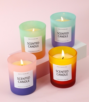 Il magazzino 5oz della Cina U.S.A. CA della CASA dell'AROMA ha glassato la candela profumata del barattolo di vetro di pendenza del contenitore di regalo