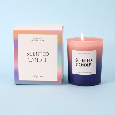 Il magazzino 5oz della Cina U.S.A. CA della CASA dell'AROMA ha glassato la candela profumata del barattolo di vetro di pendenza del contenitore di regalo