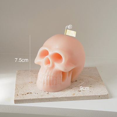 Nel nero di riserva Skulled sentito bianco nudo di rosa di Halloween di Natale di vendite dirette della fabbrica modelli le candele per il regalo di Halloween