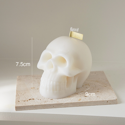 Nel nero di riserva Skulled sentito bianco nudo di rosa di Halloween di Natale di vendite dirette della fabbrica modelli le candele per il regalo di Halloween
