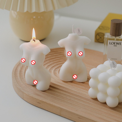 Cera nuda su misura fatta a mano Cand della soia di Shaped Carved Scent del modello del torso femminile Curvy del corpo della donna dell'etichetta privata della CASA dell'AROMA