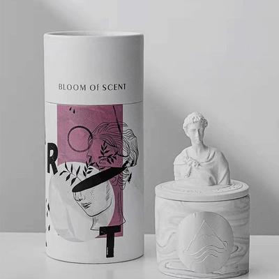 Porta-candela ceramico di David Statue Vessels Candles Scented delle candele dell'AROMA della scultura greca decorativa su ordinazione di fragranza con la L