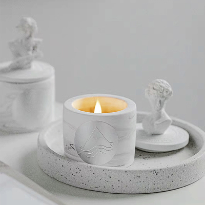 Porta-candela ceramico di David Statue Vessels Candles Scented delle candele dell'AROMA della scultura greca decorativa su ordinazione di fragranza con la L