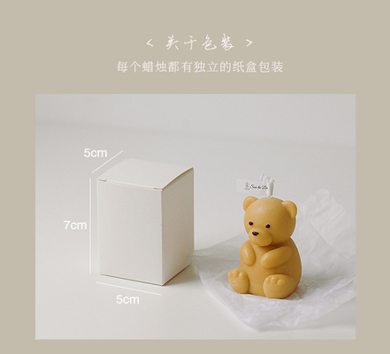 L'orso fatto a mano variopinto 3D della CASA dell'AROMA ha modellato la scultura delle candele profumate per gli accessori domestici della decorazione