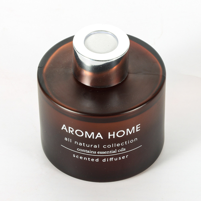 Insieme di lusso di Brown Reed Diffuser Scented Candles Gift del barattolo di vetro di fragranza dell'olio di Caldo-vendita della CASA dell'AROMA