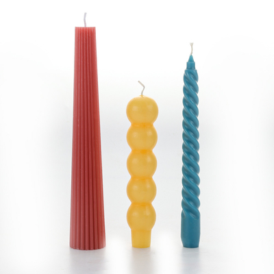L'irregolare della casa dell'aroma ha affusolato la decorazione fatta a mano di Art Scented Candle For Home del cono della cera della soia della candela