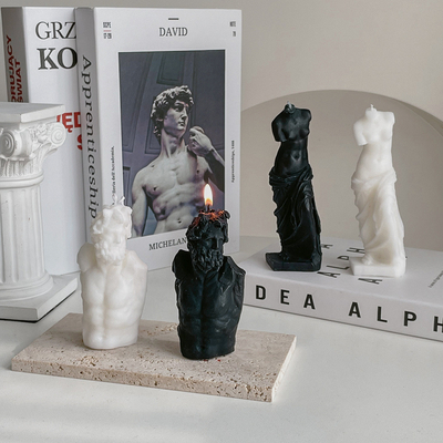 Il supporto di candela di Venus Statue Roman Column Scented ha personalizzato lo stile europeo