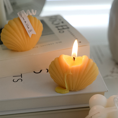 Gli ornamenti Shell Aromatherapy Soy Wax Creative del cubo dell'OEM dell'Istituto centrale di statistica della CASA dell'AROMA hanno sentito le candele per la decorazione domestica del regalo di compleanno