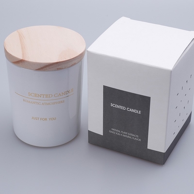 La cera concreta unica all'ingrosso della soia della candela del barattolo ha sentito le candele su ordinazione delle candele per l'insieme del regalo