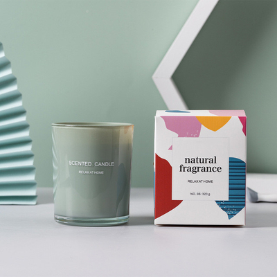 Il contenitore di regalo aromatico del best-seller della CASA dell'AROMA ha messo l'insieme profumato naturale di vetro su misura della candela del barattolo 100%