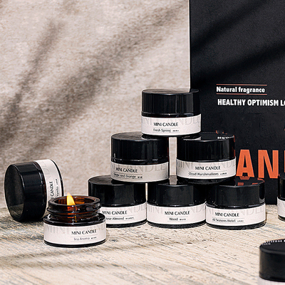 Campione 16pcs/Set Mini Scented Candle del profumo di fragranza della cera della soia di Natale di acquisto di prezzi della Cina della CASA dell'AROMA migliore