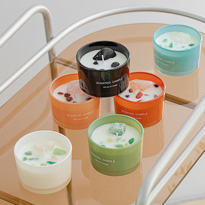 Barattolo Logo Private Label In Bulk su ordinazione di Mini Small Scented Soy Candle di fragranza