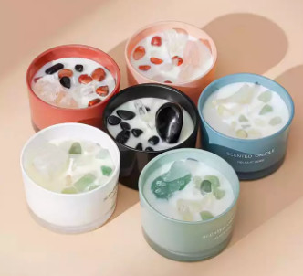 Barattolo Logo Private Label In Bulk su ordinazione di Mini Small Scented Soy Candle di fragranza