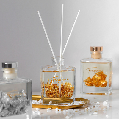 Profumo domestico Crystal Glass Bottle Reed Diffuser di fragranza dell'olio essenziale di aromaterapia
