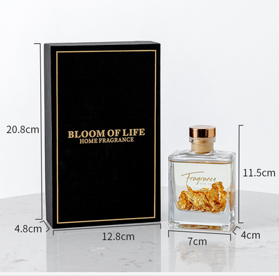 Profumo domestico Crystal Glass Bottle Reed Diffuser di fragranza dell'olio essenziale di aromaterapia