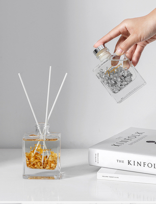 Profumo domestico Crystal Glass Bottle Reed Diffuser di fragranza dell'olio essenziale di aromaterapia