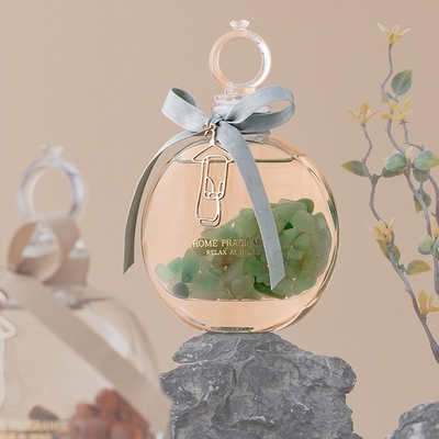 Profumo domestico Crystal Glass Bottle Reed Diffuser di fragranza dell'olio essenziale di aromaterapia