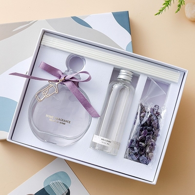 Profumo domestico Crystal Glass Bottle Reed Diffuser di fragranza dell'olio essenziale di aromaterapia