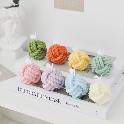 Aromaterapia sentita lana delicata all'ingrosso Cand creativo del contenitore di regalo di compleanno di fragranza della paraffina della cera della soia della CASA dell'AROMA piccola