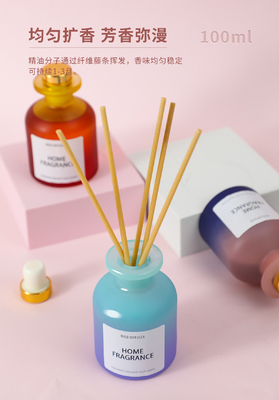 Aromaterapia volatile Reed Diffuser Fire Free del rattan dell'interno sano