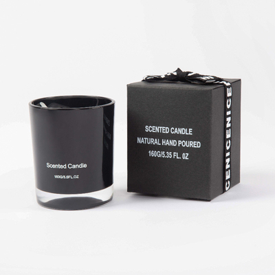 Il barattolo di vetro ad alto livello della CASA dell'AROMA esamina in controluce 2.5OZ 7.6OZ 10OZ in bianco nero sentito