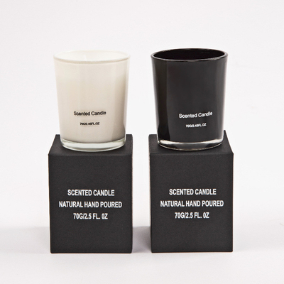 Il barattolo di vetro ad alto livello della CASA dell'AROMA esamina in controluce 2.5OZ 7.6OZ 10OZ in bianco nero sentito