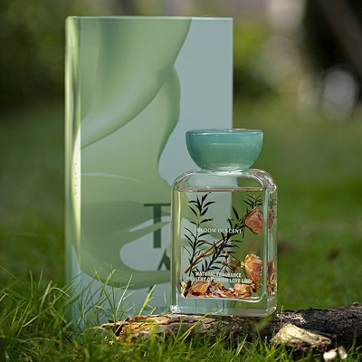 il coperchio della resina dell'olio essenziale 140ml ha fissato la fragranza fresca Reed Diffuser With Rose Flower della borsa