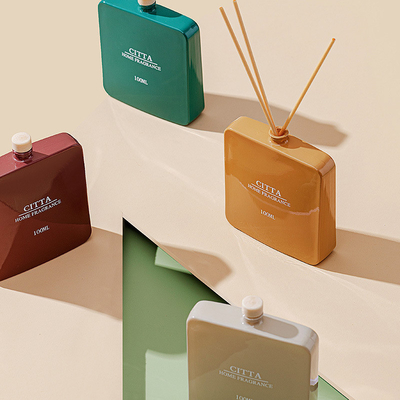 Aria che rinfresca il vetro domestico Reed Diffuser Black del bastone dell'olio di fragranza del profumo
