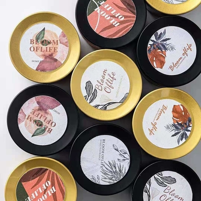 Il regalo della candela del barattolo della decorazione ha fissato il viaggio 100% della cera della soia Tin Scented Candle 5pcs/Set